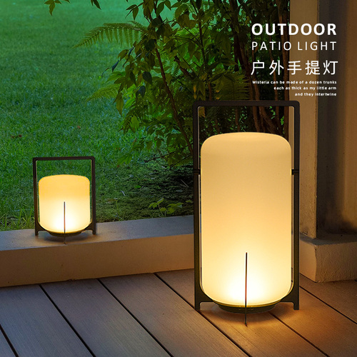 太阳能手提灯户外庭院灯防水草坪灯充电灯别墅景观灯室外灯氛围灯