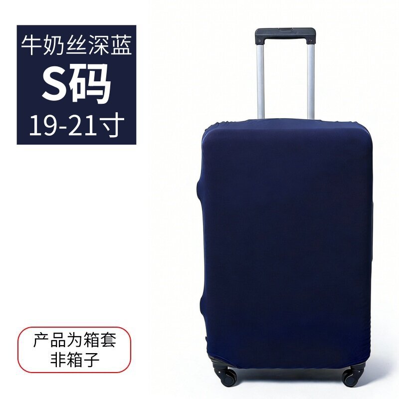 Màu xanh đậm size S 19-21inch [bìa hộp] lụa sữa 180g