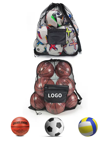 Amazon's Best-Selling Large-Capacity Mesh Bag for Basketball and Volleyball Training Equipment, Extra-Large Basketball Bag