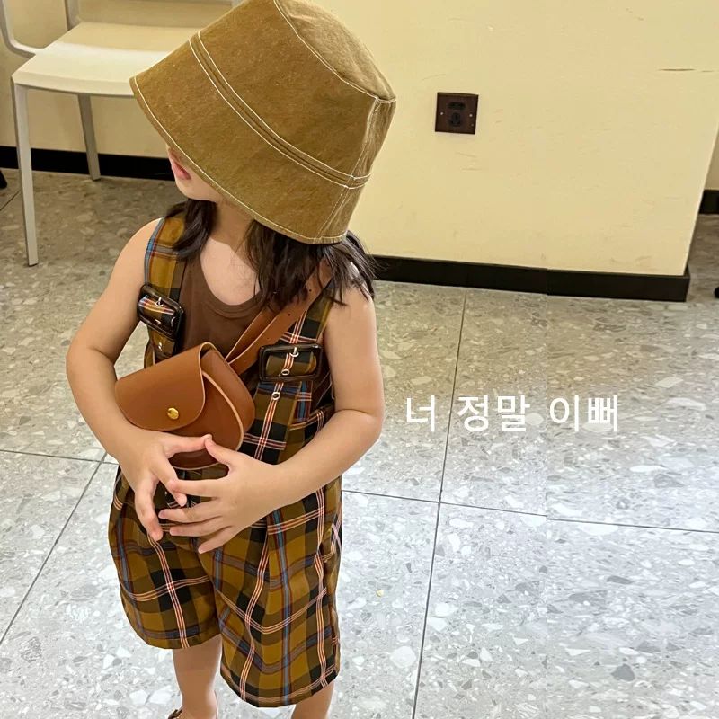 Brand retro children's belt bag for boys, chest bag, bag accessory, internet celebrity, Korean style, South Korea, western style
