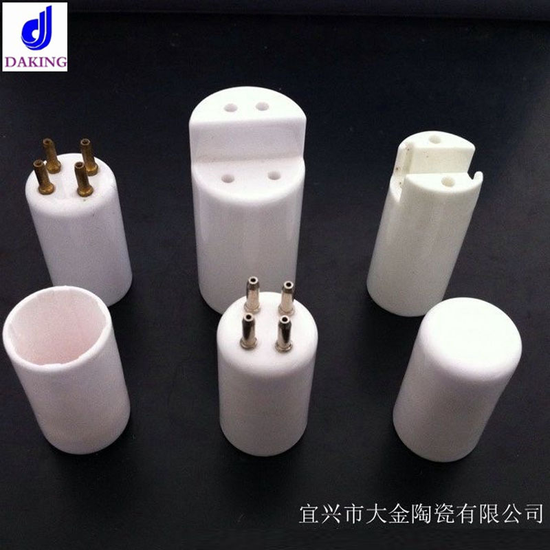 陶瓷-供应各类陶瓷灯头 电子电器陶瓷 95氧化铝陶瓷 滑石瓷灯头