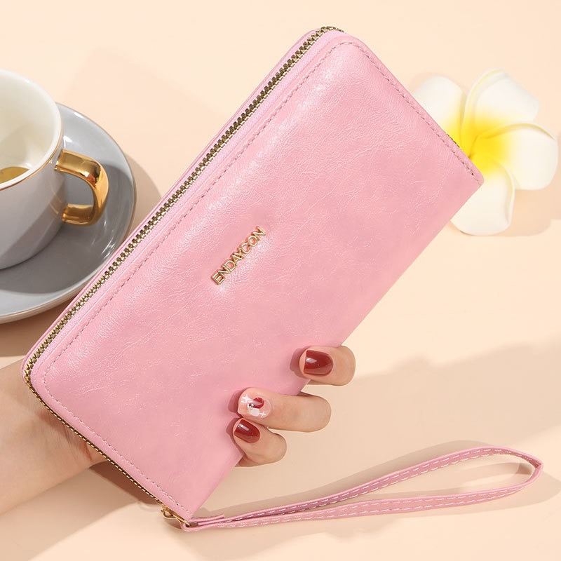 2025 New Korean Style Women's Long Wallet with Zipper, Versatile and Multifunctional Coin Purse