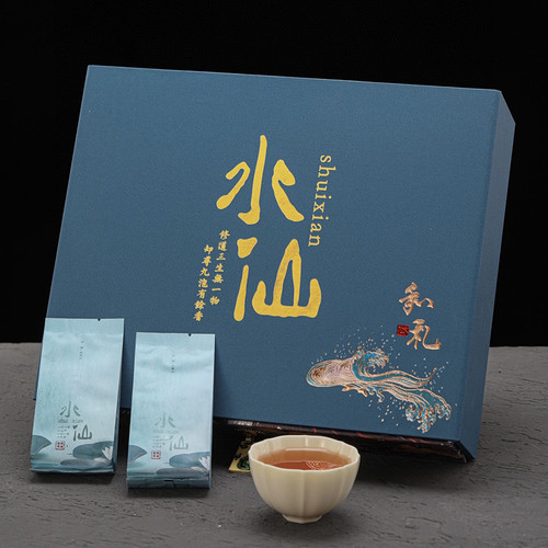 Wuyi Mountain Rougui Tea Gift Box - 500g Large Quantity Congou Rougui Tea as a Handicraft Gift