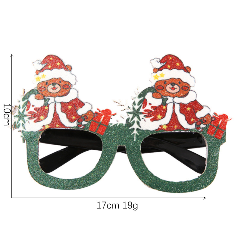 Nueva Navidad diadema gafas marco Halloween Día de San Valentín gafas de Santa Claus gafas Fiesta de Navidad