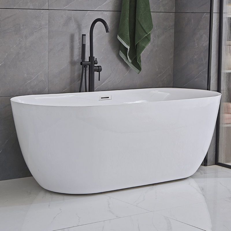 Adult Household One-Piece Acrylic Bathroom Bathtub for Small Apartments, Movable for the Elderly, High-End Hotel Bathtub
