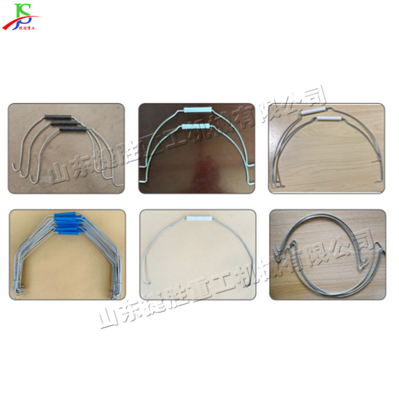 Máquina de producción de gancho de barril de alambre de metal cubo mango que hace equipo automático de alimentación mango gancho que forma la máquina