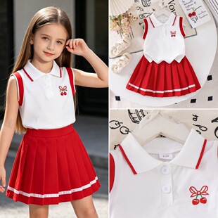 �W���WԺ�LŮͯ�ę������bײɫpolo�o����+����ȹ�ɼ��� ���Qͯ�b