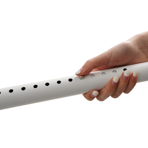 Window curtain rod without drilling installation, thick iron wicker baked paint bracket balcony telescopic spring Roman rod single rod wholesale