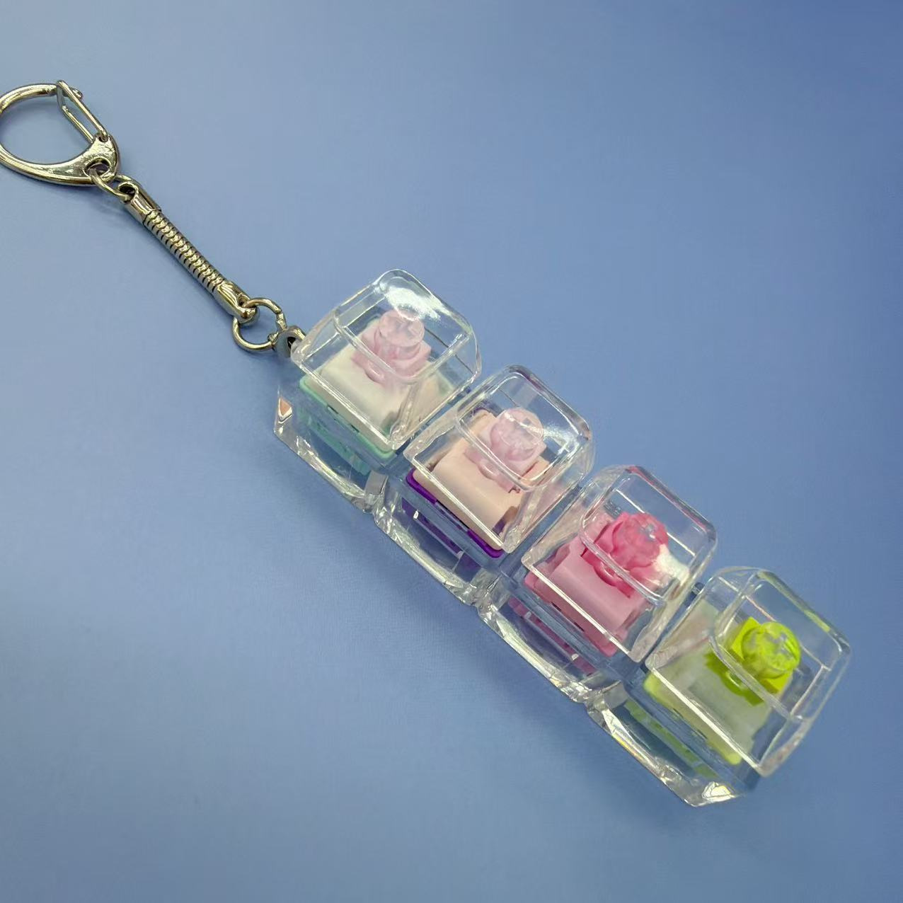 Pc four-button-color shaft b type + snake bone chain