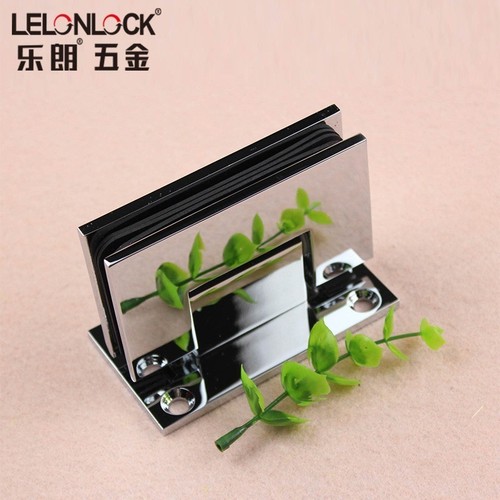 90-degree bidirectional full-copper bathroom shower door glass clamp with frameless door glass shower door hinge