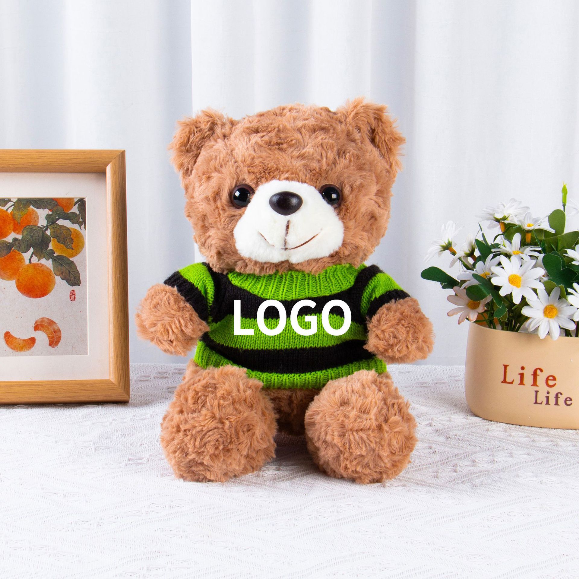 Suéter azul verde
