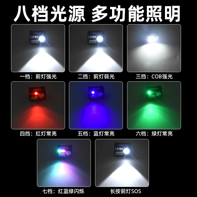 Travel induction small handheld smart lantern, lights, (Cross-border trading)