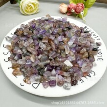厂家批发紫钛金水晶碎石diy手工居家办公鱼缸花盆装饰摆件