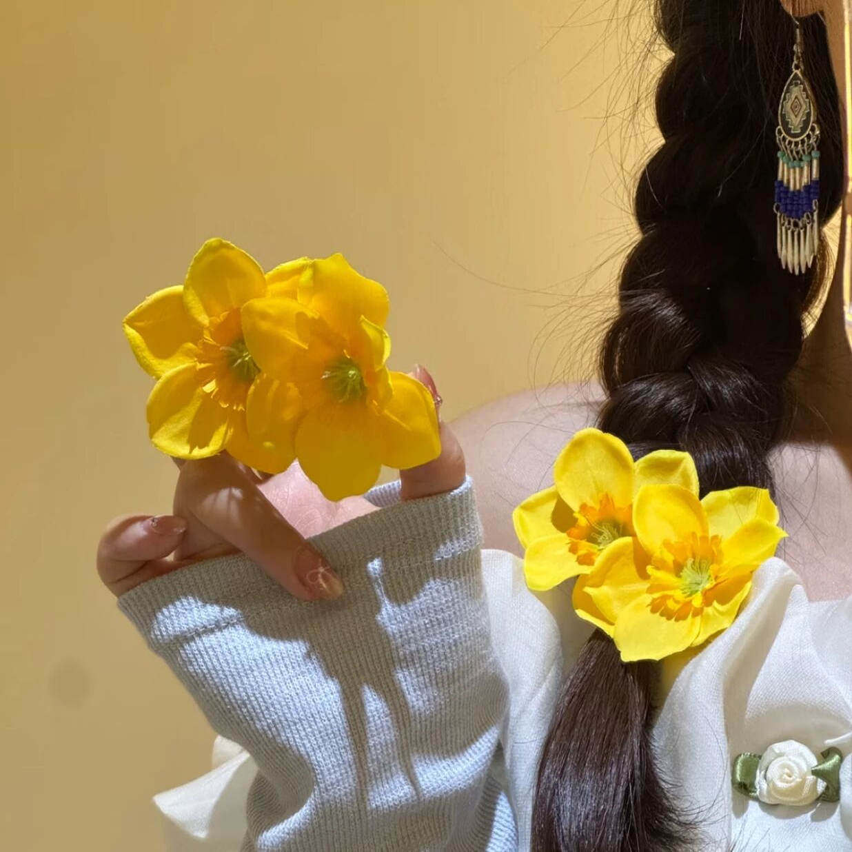 1#Clip de flor amarilla