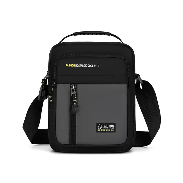 2024 New Cross-border Men's Small Satchel Fashionable All-match Mobile Phone Bag Shoulder Bag Men's Business Casual Crossbody Bag Men's