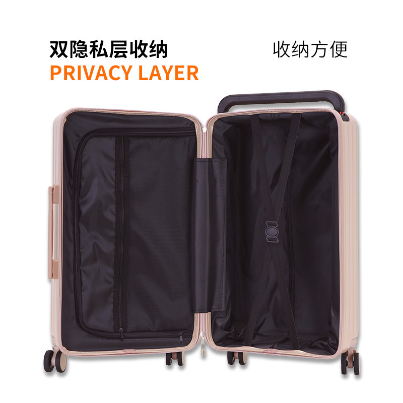 新款宽拉杆旅行箱男小清新行李箱女20寸登机箱24寸密码箱子万向轮|undefined