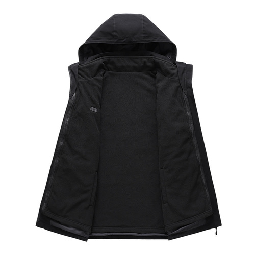 Double Control Heating 3-in-1 Warmth-preserving Ski Jacket for Winter with Smart Electric Heating