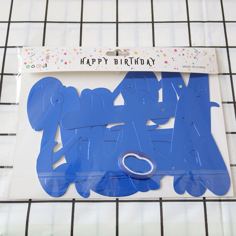 Ins赤ちゃん歳誕生日パーティー装飾旗happy birthday連体アルファベット誕生日花|undefined