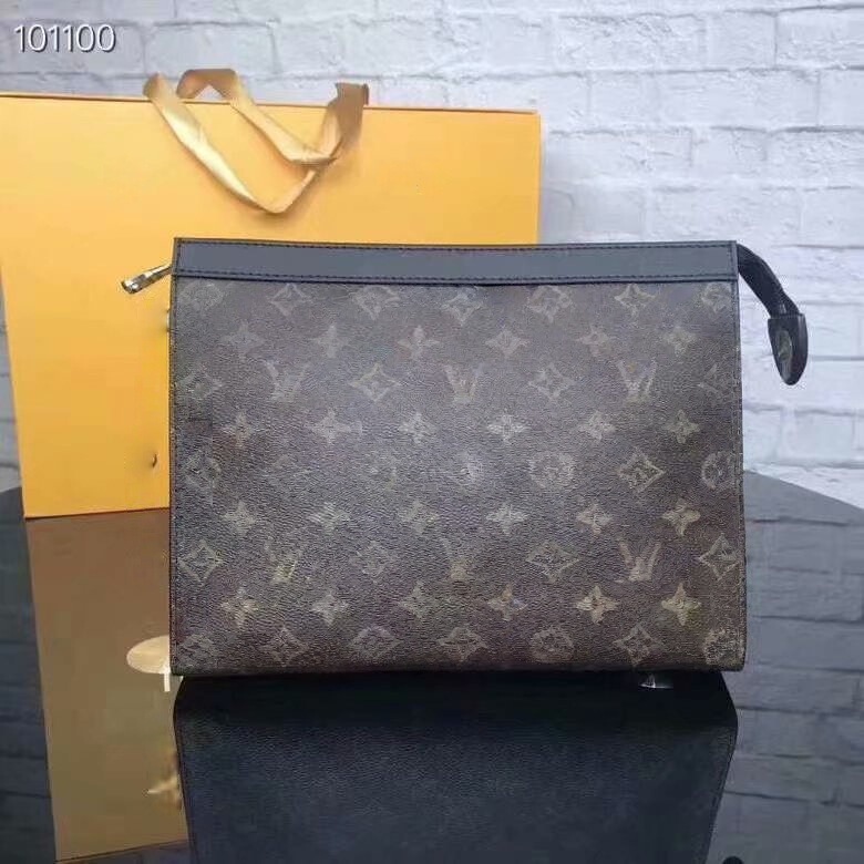 Men's Handbag 2023 New Style Old Floral Pattern Business Casual Large Capacity Clutch Bag Trendy Men's Envelope Bag