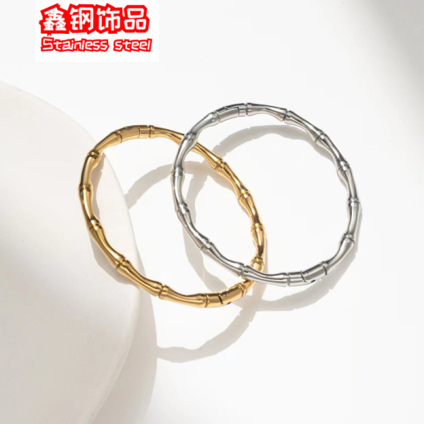 bamboo bracelet stainless steel