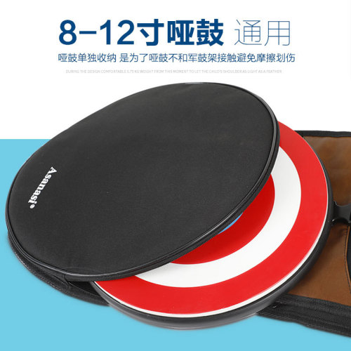 Dumb drum set all-in-one bag with cotton 12 inches 10 inches 8 inches universal single shoulder snare drum stand bag drum bag drum pad bag