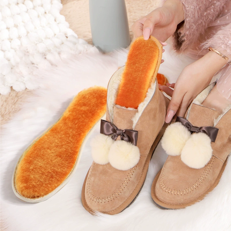 Следы Youpin зимний бархат утолщенный золотой бархат теплые стельки впитывают пот