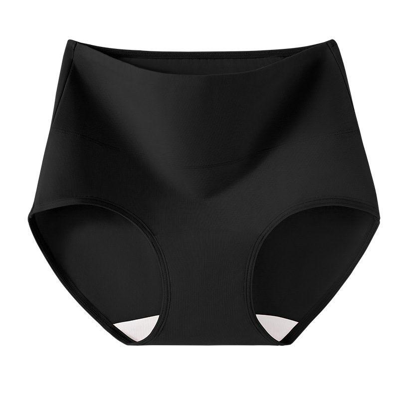 Bragas suaves transpirables de algodón de cintura alta entrepierna antibacteriana entrepierna de algodón entrepierna más larga pantalones de algodón de gran tamaño para mujer