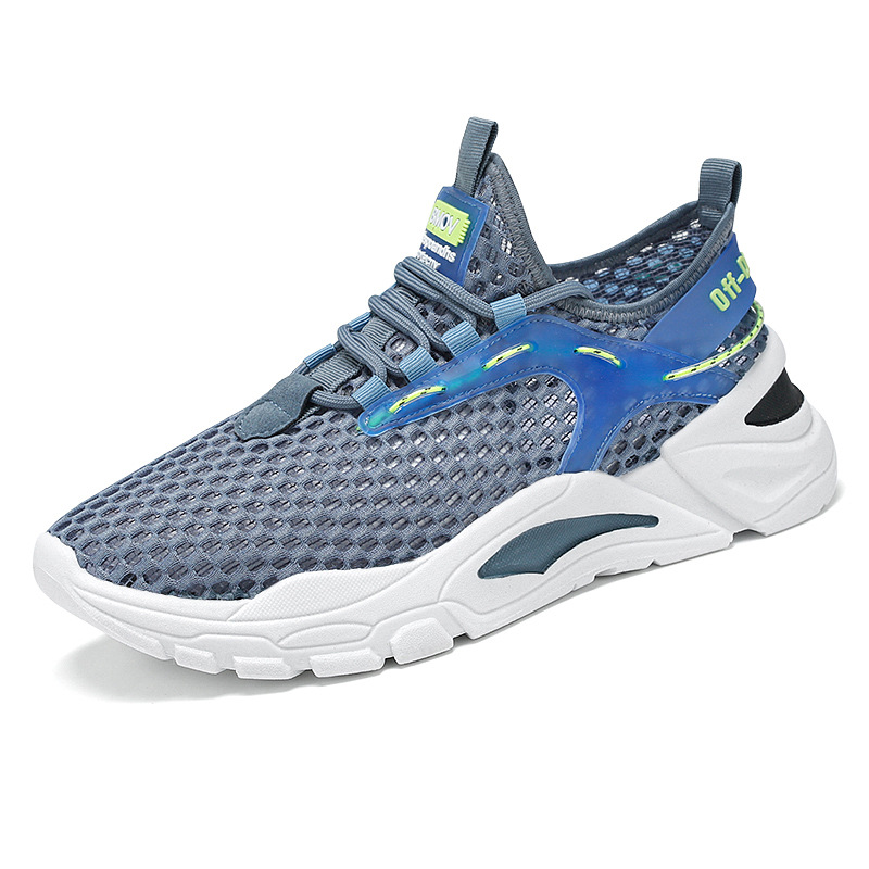 Autumn Winter Breathable Flying Weaving Lightweight Sports Running for Big Boys and Girls, Men's Shoes, Youth Mesh Shoes_voghion.com