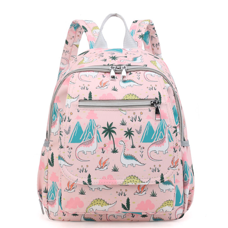 Comercio exterior nueva mochila separada en seco y húmedo bolso colgante de cochecito de bebé de moda versión coreana de tela Oxford bolso de moda para madres y bebés al por mayor