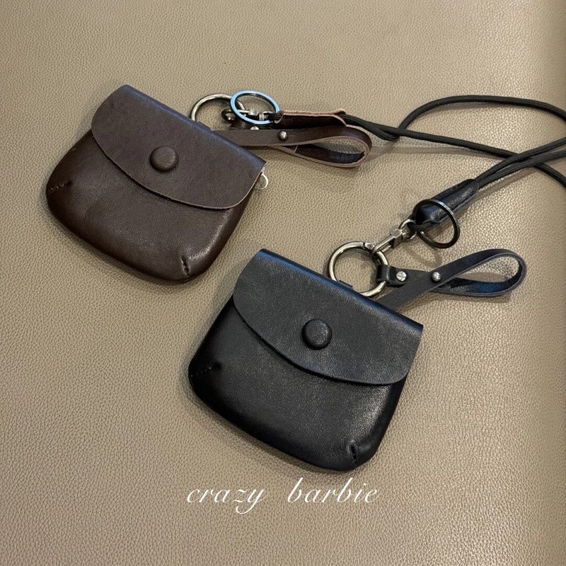 레트로 식물성 소프트 가죽 펜던트, 목걸이, 작은 가방, 헤드폰 가방, 귀여운 동전 지갑, 봄 틈새 신작 휴대용 가방