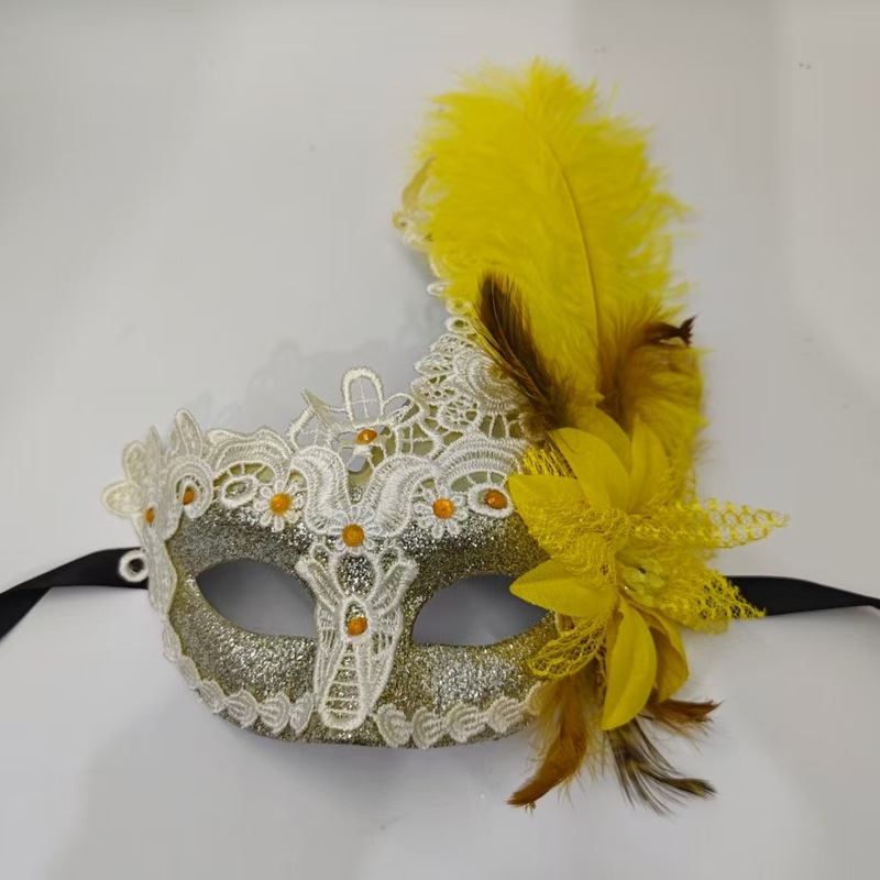 工場直販クロスボーダーハロウィンマスク仮装年次総会フェザーハイエンドパフォーマンスドレスアップパーティーアイマスク|undefined
