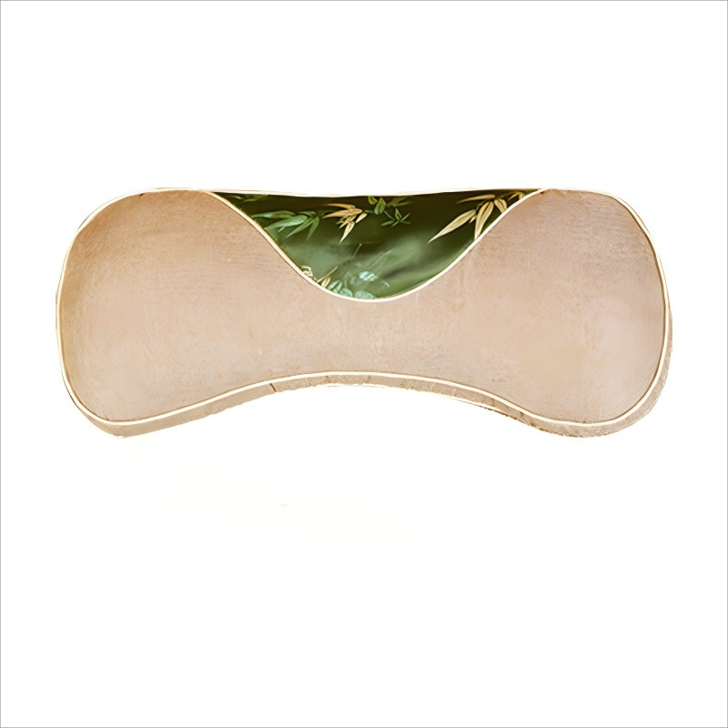 Almohada Cervical de Trigo Sarraceno y Artemisa de Algodón y Cáñamo, Asistencia al Sueño, para Cuello
