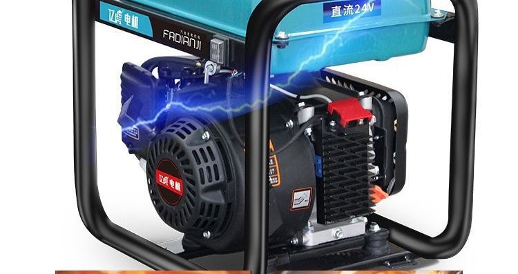 24V parking air conditioner, gasoline generator, small silent DC truck inverter with automatic start-stop, diesel-powered for vehicle use