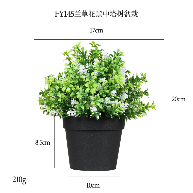 Mini Bonsái de Planta Artificial de Goma Suave para Decoración del Hogar image 38