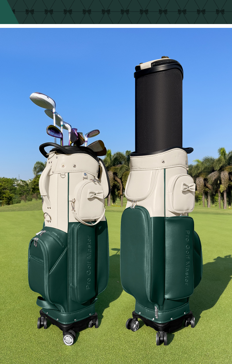 Túi golf hàng không PGM vỏ cứng kính thiên văn bốn bánh 130x28x38 cm — Túi bóng hãng hàng không [túi đeo chéo có thể tháo rời/bằng sáng chế kính thiên văn vỏ cứng/bằng sáng chế cơ đảo ngược] màu be QB176 chi tiết 8