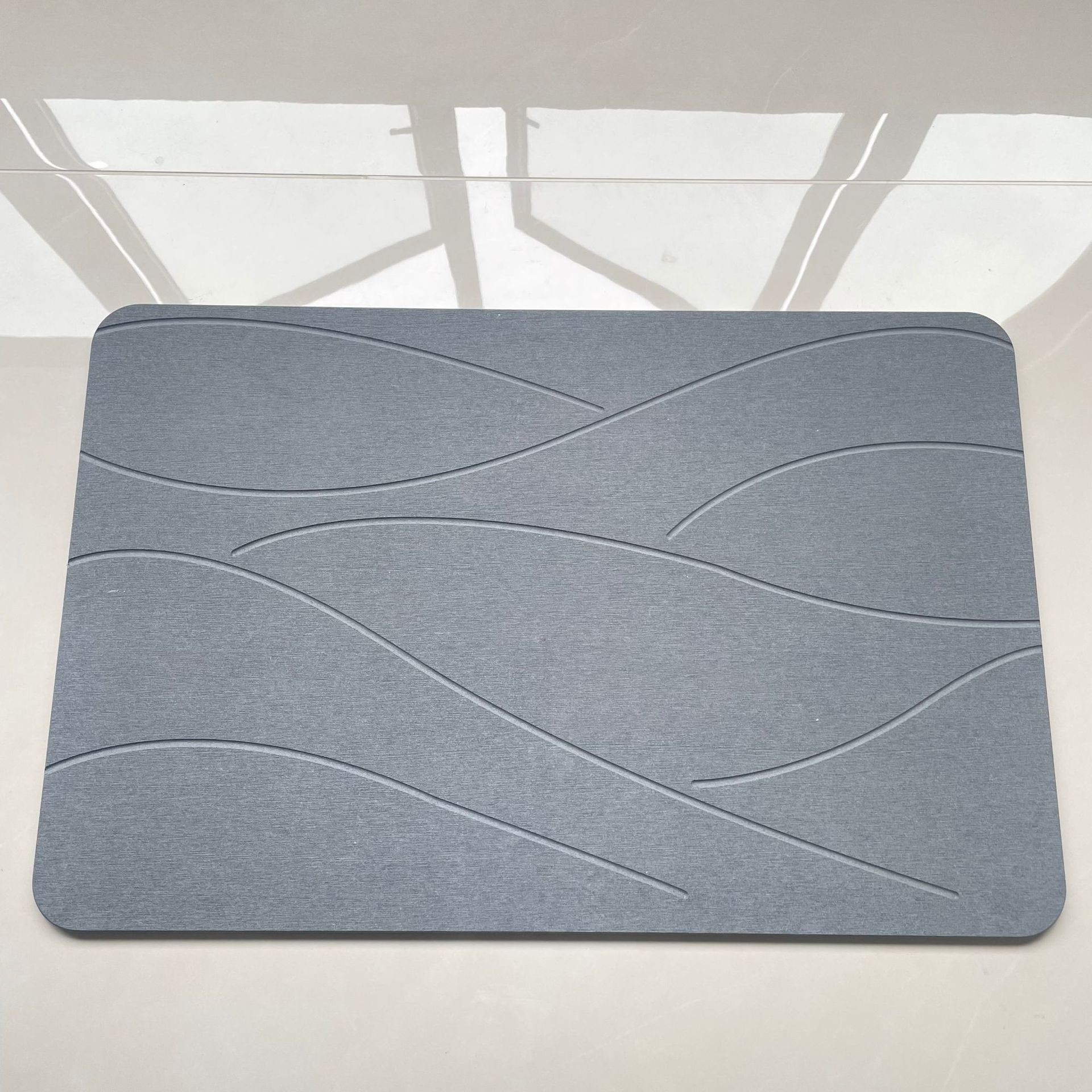 Transfronterizo amazónica diatomaceas barro absorción cojín de agua cojín duro cojín de baño cojín de piso anti-deslizante hogar cojín de pie rápido seco