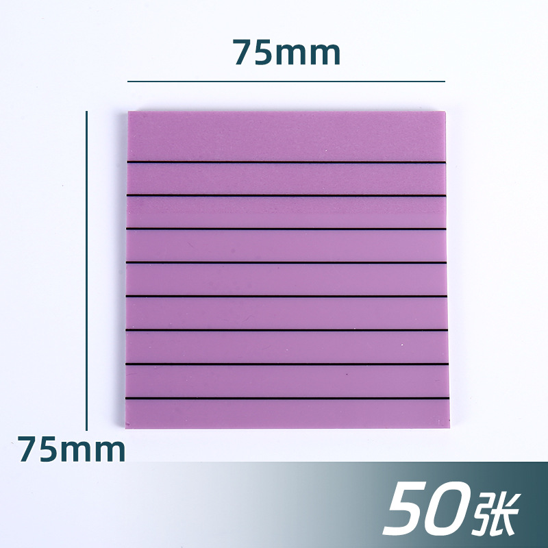 En stock transparente nota adhesiva ver-a través de pegatinas de color mascota creativa N veces pegatinas película fluorescente no cubre índice pegatinas al por mayor
