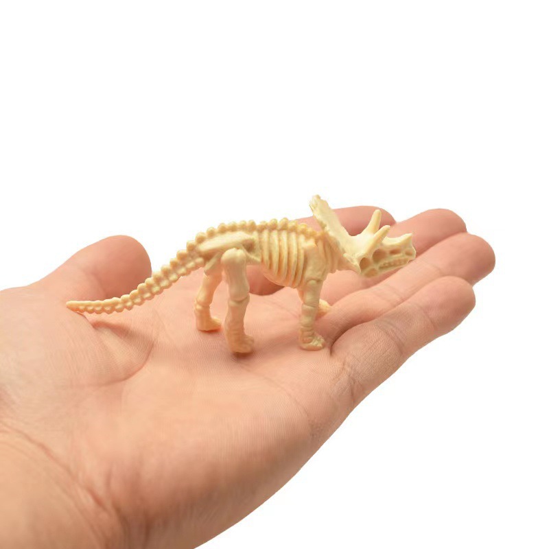 Amazon cross-border archaeological excavation dinosaur skeleton children's toy 12 dinosaur bone model simulation skeleton