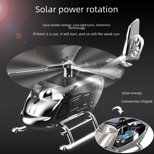 Origin Manufacturer Car Air Freshener Ornament Car Air Freshener Solar Rotating Creative Helicopter Solid Aroma Perfume Cream