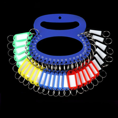 Non-magnetic stainless steel key plate stainless steel key plate ring hotel hotel school warehouse portable key plate