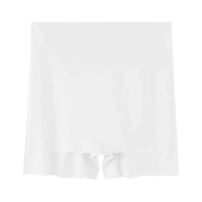 Filamento de hielo sin marcas cubiertas zona triangular pantalones de seguridad 2 - en - 1 verano delgado anti-luz partición de pantalones cortos