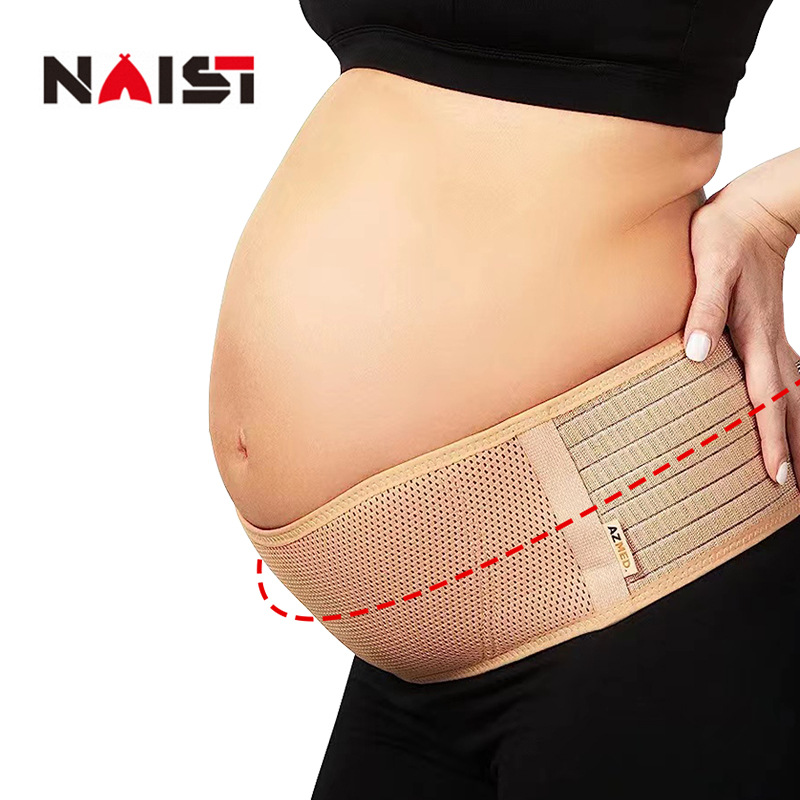 Cinturón de soporte para el vientre de mujeres embarazadas, cinturón abdominal transpirable para el embarazo medio y tardío, uso prenatal y posparto, cinturón de soporte para la cintura para madres embarazadas, cinturón abdominal posparto.