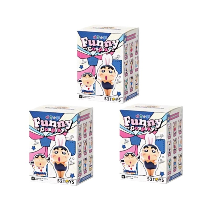Figura sorpresa de Crayon Shin-chan serie Cos, muñeco coleccionable divertido de edición limitada, regalo de cumpleaños original