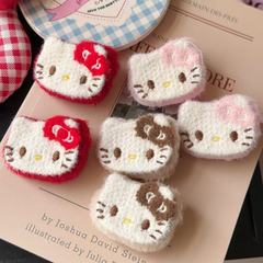秋冬のかわいい小さいサイズのぬいぐるみの猫のヘアピンの甘い少女のkittyの前髪のサイドクリップの学生のヘアピンの髪飾り