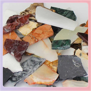 ✅ DIY Stone Fragments Marble Special-Shaped Pieces Granite Stone Jade Mosaic Asymmetrical Handmade Material Mix