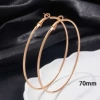 Golden, 70mm, pink gold, does not fade