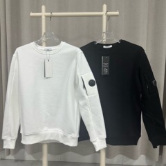 クロスボーダー品質カジュアルルーズラウンドネックレンズプルオーバースウェットシャツCPメンズジャケット卸売英国若者トレンディブランド男性