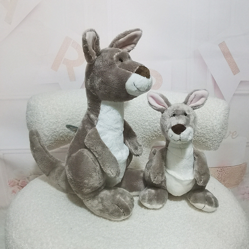 Fábrica en stock de dibujos animados de canguro muñeca de peluche de juguete lindo de los niños ragdoll muñeca regalo transfronterizo al por mayor