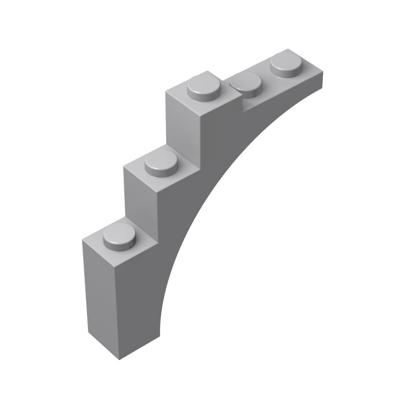 Foreign trade cross-border small particle building blocks compatible 2339 14395 76768 1x 5x 4 arc brick trunk