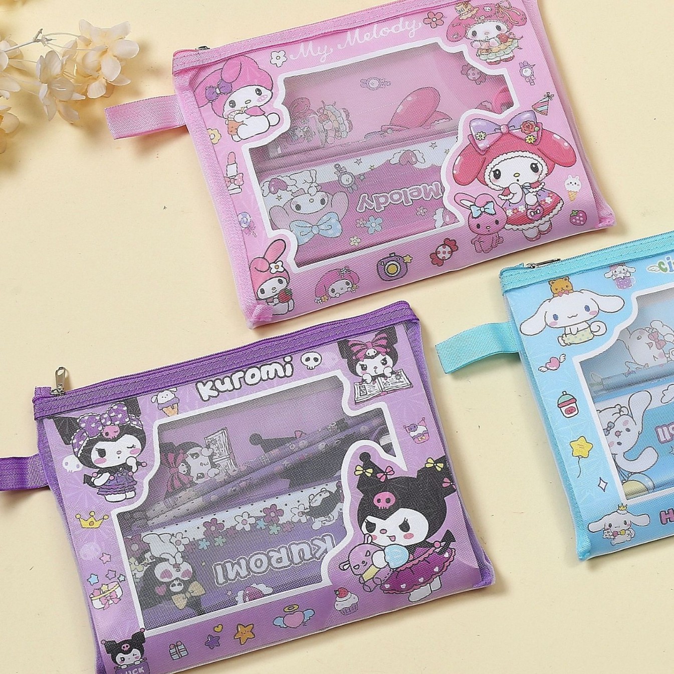 Set de Papelería Escolar Dibujos Animados para Estudiantes image 13